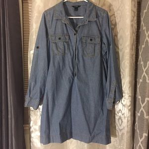 J.Crew Factory Jean/Chambray Tunic